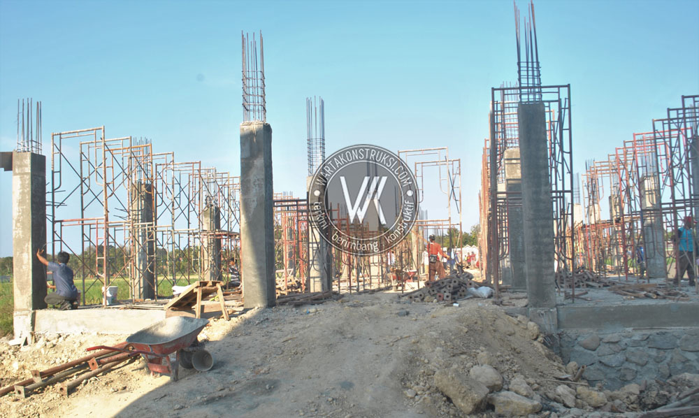 Progress+pembangunan+gedung+baru+SMPN+1+Wates+capai35+persen